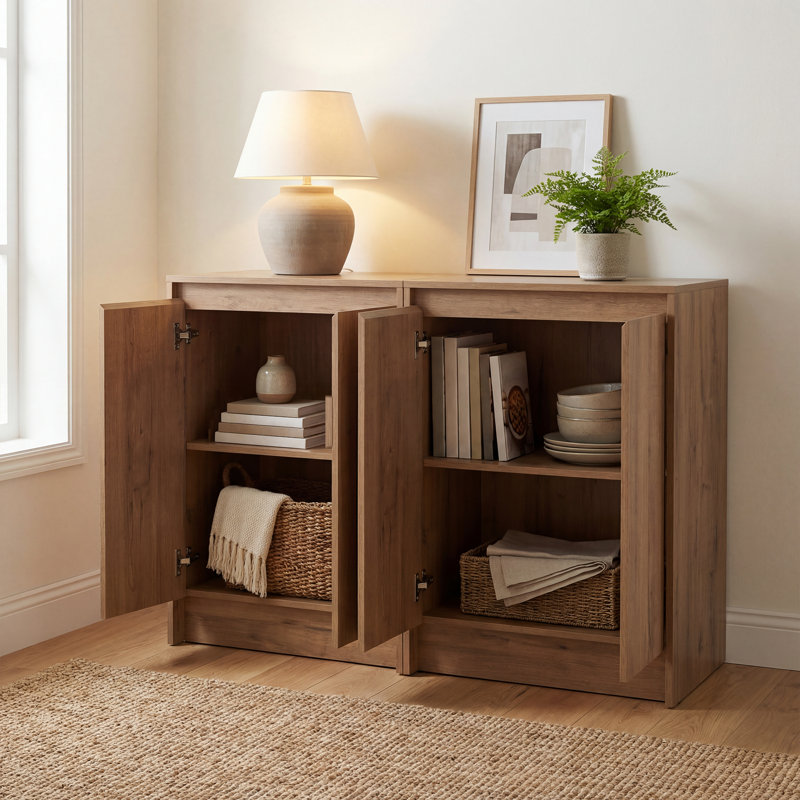 Buffet de bar avec rangement Morvano, H 33,5 po x l 47,2 po x P 18 po