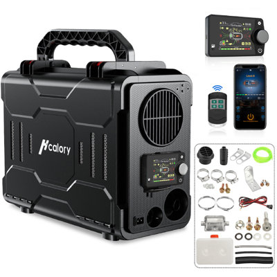 Chaufferette, chaufferette au gaz 12 V 5 kW avec commande Bluetooth APP et moniteur LCD tout-en-un