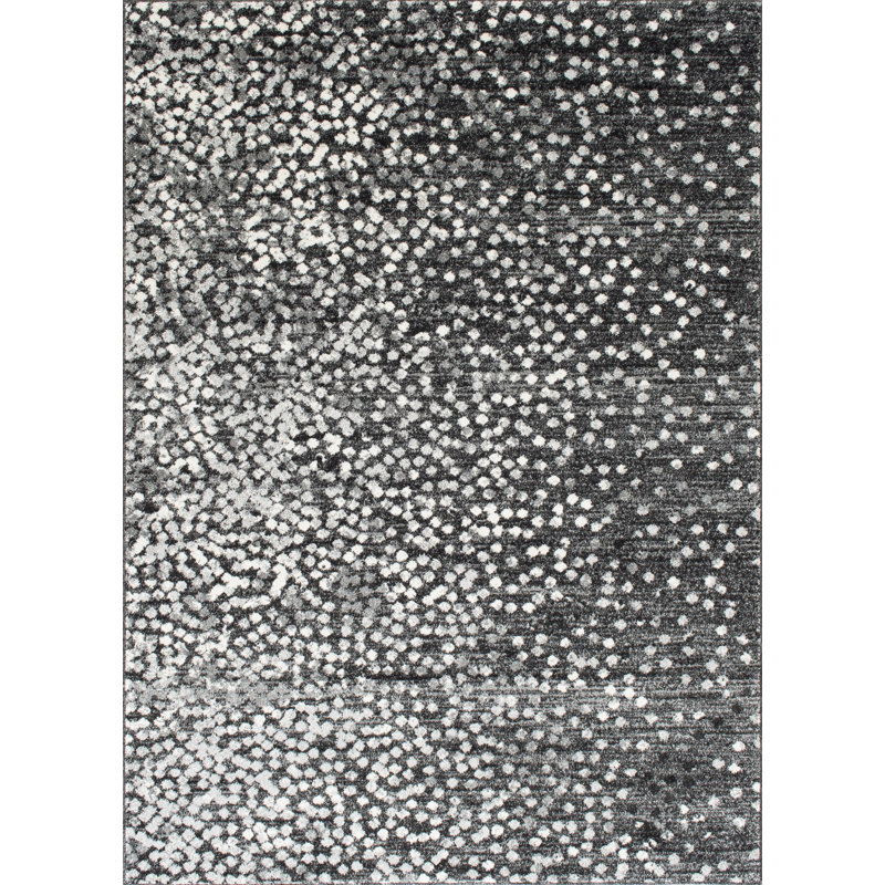 Polka Dots Indoor Rug, Rectangle 8' x 10'
