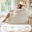 Méridienne ronde surdimensionnée avec coussin, méridienne rembourrée à assise profonde pour le salon ou la chambre à coucher-862184171