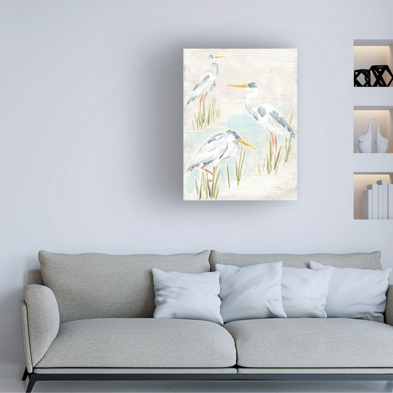 «Highland Dunes June» par Erica Vess Driftwood Heron Vignette II, art mural sur toile WAG37654, H 47 po x l 35 po