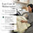 Southshore Fine Linens Vilano Down Alternative Comforter, 240 GSM Double-Brushed Microfiber Oversized All-Season Comforter with Box Stitching, Piped Edges and Corner Tabs, Full/Queen, Cream-420232236-420232233
