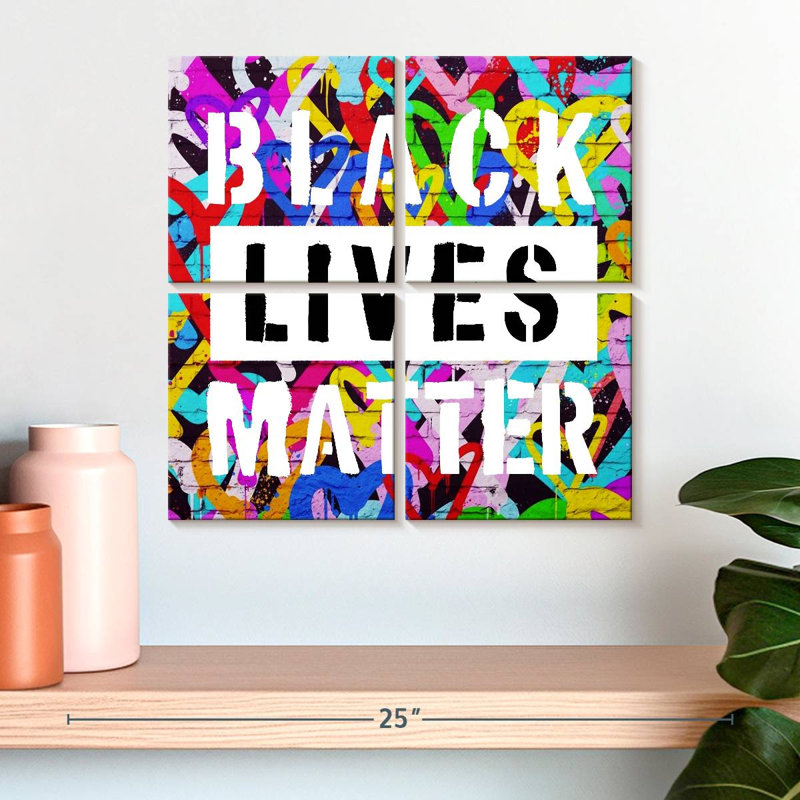 «Love Black Lives Matter», H 18 po x l 18 po