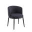 Chaise de salle à manger en tissu avec pieds en fer Swayzee-2102871310