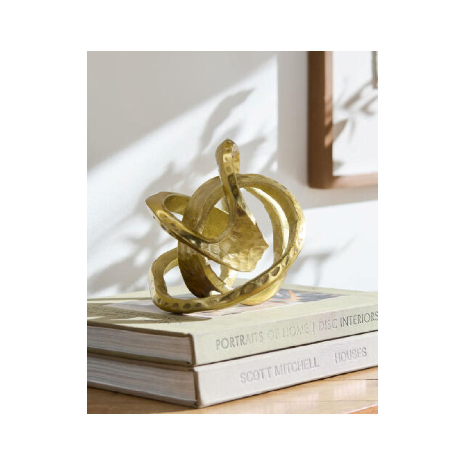 Nebi Decorative Sculpture, 7" H x 7" W x 7" D, Silver