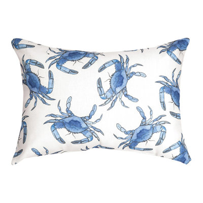 Blue Crab Throw Pillow 18" x 13"