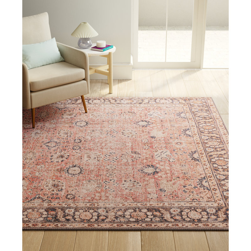 Maio Oriental Machine Woven Area Rug, Rectangle 7'10" x 10'2"