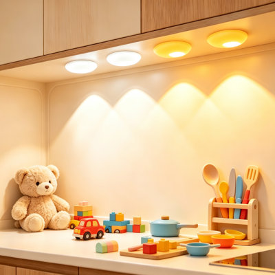Rechargeable Motion Sensor Night Light, 3 Color Modes Dimmable LED Pebble Light