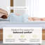 Panda Memory Foam Bamboo Mattress Topper - Hypoallergenic, Orthopaedic Support with Removable Cover-1610405733