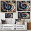 «Turquoise Fractal Mystery», reproduction sur toile-87363078-87363085