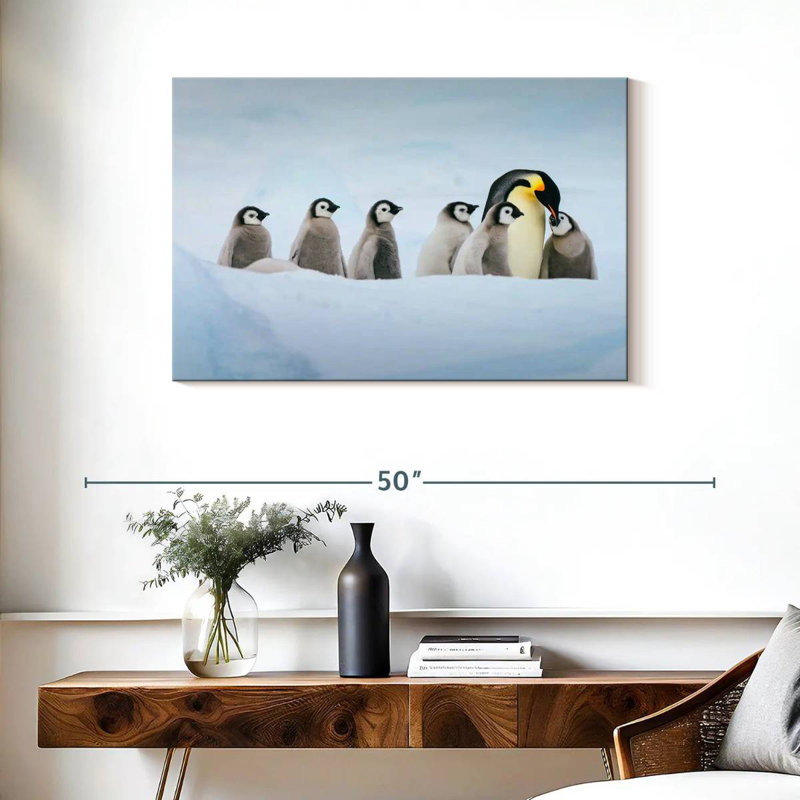 Crowle Icey Landscape Penguins