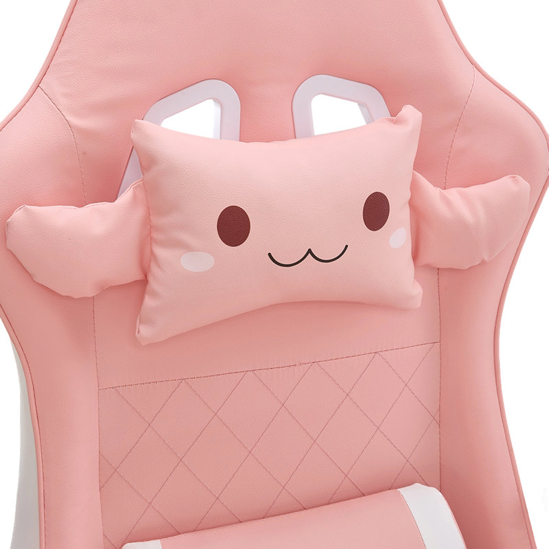 Pink High Back Gaming Chair