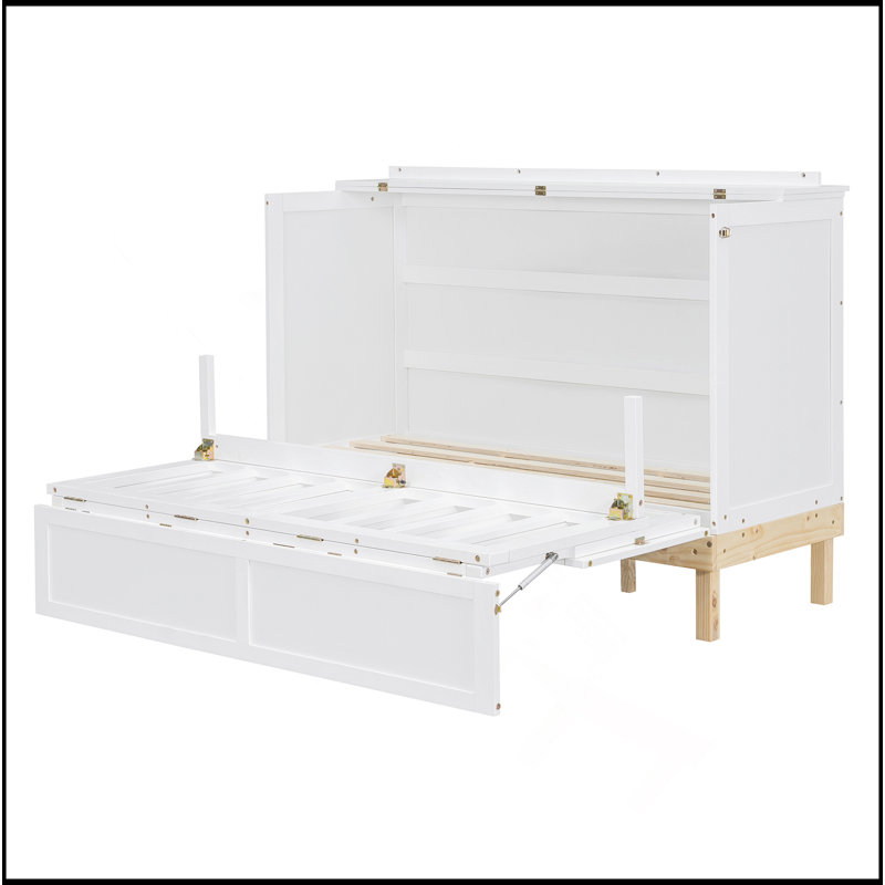 Grand lit escamotable, Blanc