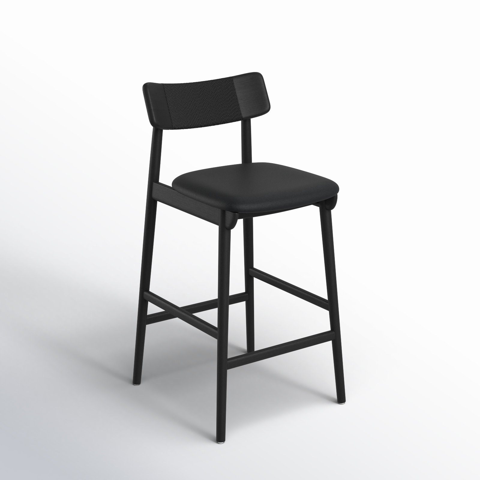 Sakina Bar and Counter Stool, Black, Counter Stool (27.6” Seat Height)