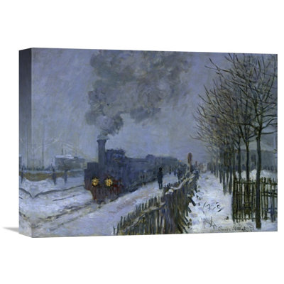 " Train In The Snow, 1875 " by Claude Monet