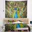 Tapisserie du grand paon Animal-28485182