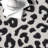 Mariska Modern Leopard Print Performance Dark Gray Rug-371079348