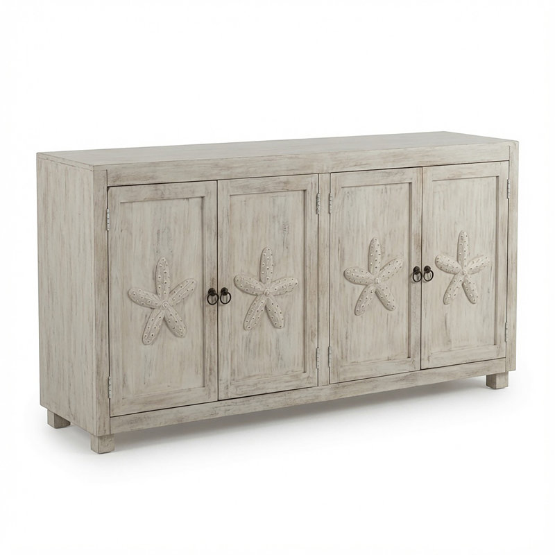 Bekircan 76'' Solid Wood Sideboard