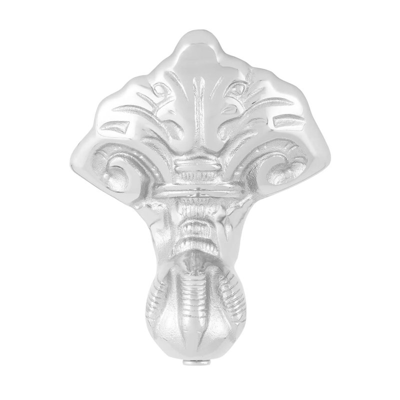 Baignoire de trempage sur pattes en fonte 57 po Erica, Chrome