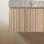 Meuble-lavabo mural de luxe avec meuble-lavabo de style Mid-Century flottant 48 po Luxury