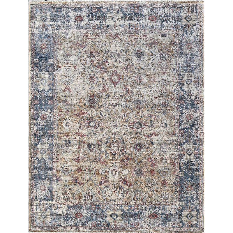Handmade Wool Area Rug, Rectangle 6' x 9'