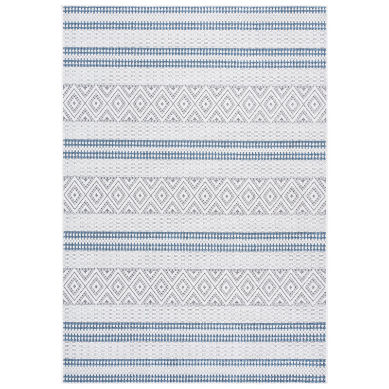 Veranda Performance Geometric Indoor Rug, Rectangle 5'3" x 7'6"