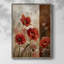 Wild Poppies II, reproduction encadrée - bois massif-1433243367