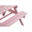 Hyun Kids Solid Wood Rectangular Outdoor Table Or Chair and Chair Set-2132313494