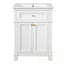 Armoire de salle de bain avec portes à fermeture douce et tablette réglable-500514092