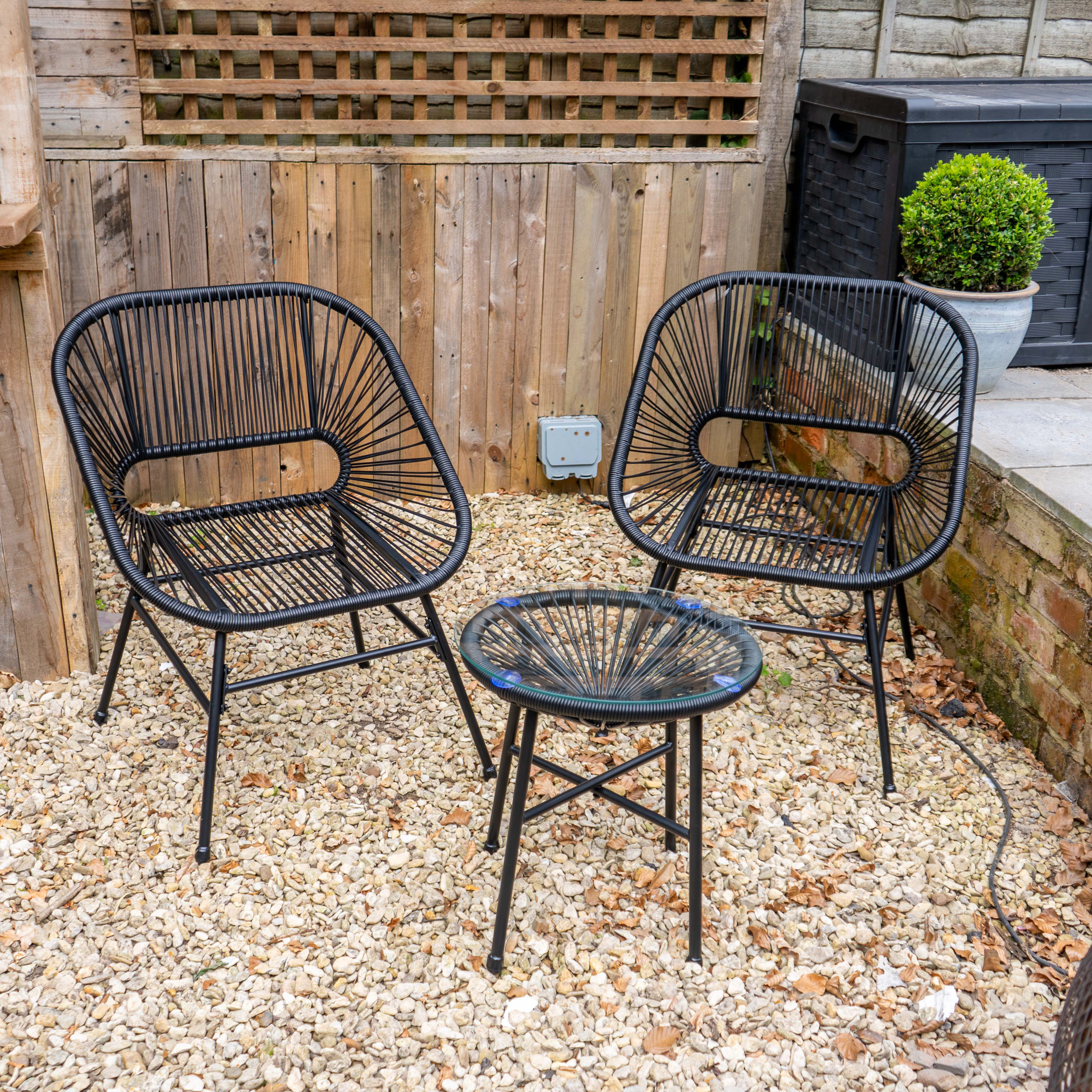 Bistro Set String Garden Sofa Bistro Set String Chair Set Pink Egg