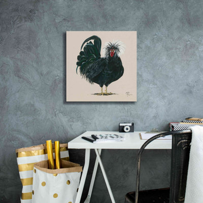 'Chicken' by Hollihocks Art, Giclee Canvas Wall Art