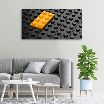 Lego Bricks 1 Piece Wall Art on Canvas