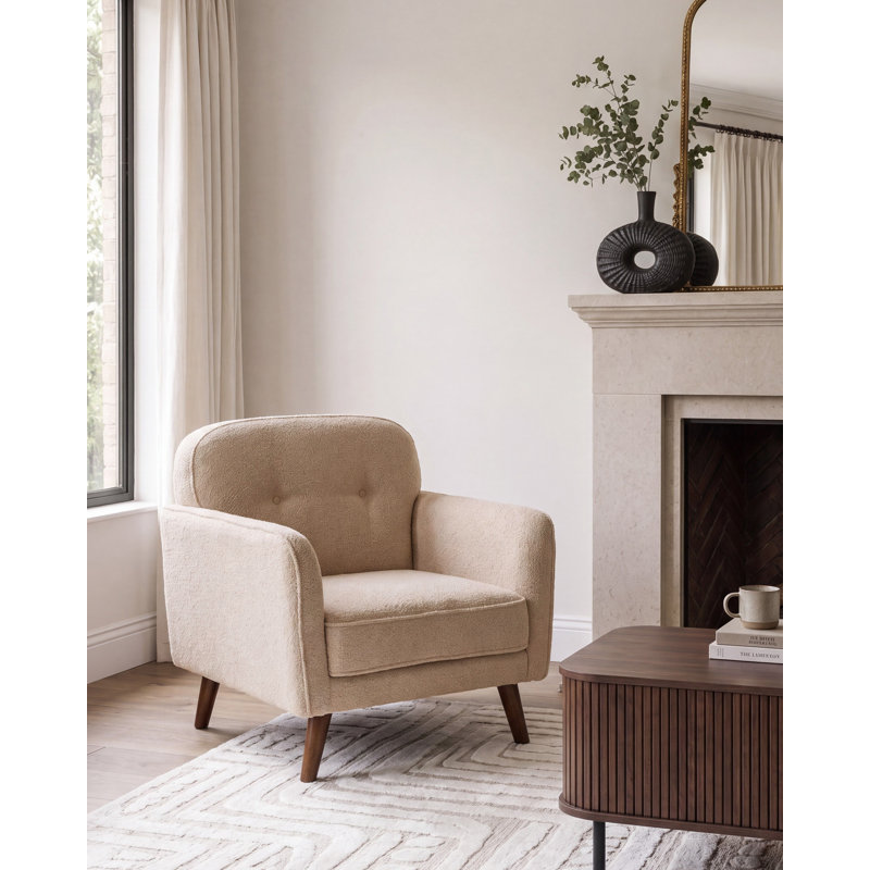 Armchair ETTRUM Boucle Beige