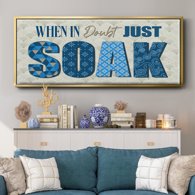 Quand dans le doute - Toile encadrée