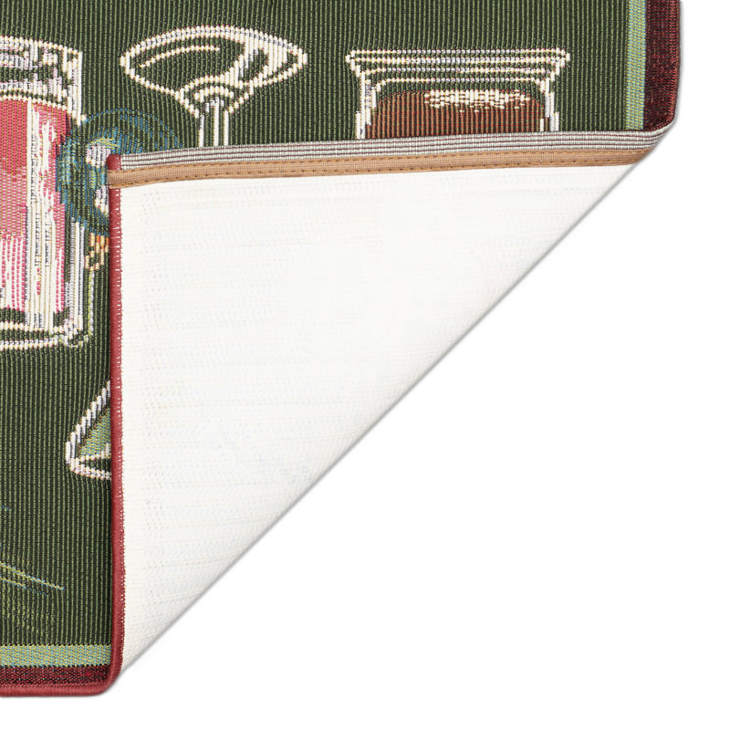 Tapis de cuisine Gwenna, Rectangle 2 pi x 2 pi 10 po