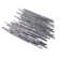 Waterfall Linear Glass And Metal Mosaic Tile