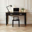 Bureau d'écriture noir en bois massif noir-751341306