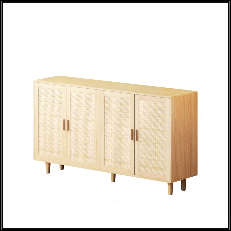Armoire de rangement 62,6 po, Naturel