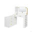 Commode blanche moderne à 8 tiroirs pour la chambre à coucher - Vaste commode de rangement, robuste et sécuritaire (commode)