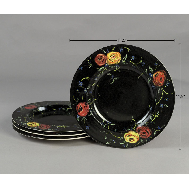 Round Rose Plate