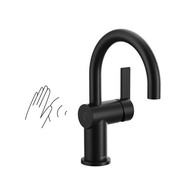 Moen Cia Motionsense Wave Touchless Single Handle Bathroom Sink Faucet with Drain Assembly