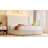 Upholstered Bed Frame With 55" Tall Headboard, Soft Corduroy Fabric Platform Bed, Noise-free, No Box Spring Needed-376644350-376644336