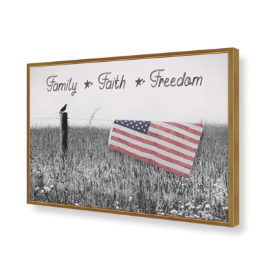«Family, Faith, Freedom» par Lori Deiter, reproduction d'art