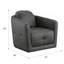 Fauteuil d'appoint pivotant