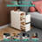 7.8" Wide Fully-Assembled Faux Leather Narrow Nightstand-471927185-492082316