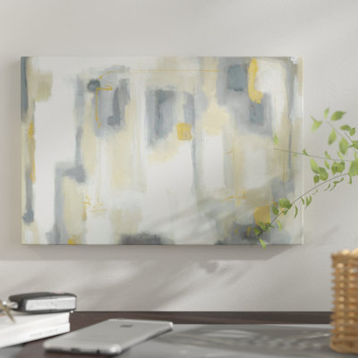 « mid-century modern », reproduction de peinture à l’aquarelle sur toile tendue