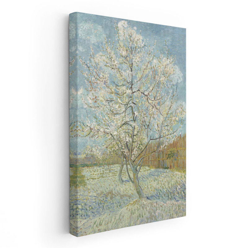 «The Pink Peach Tree», 1888, reproduction d'art sur toile, H 48 po x l 32 po