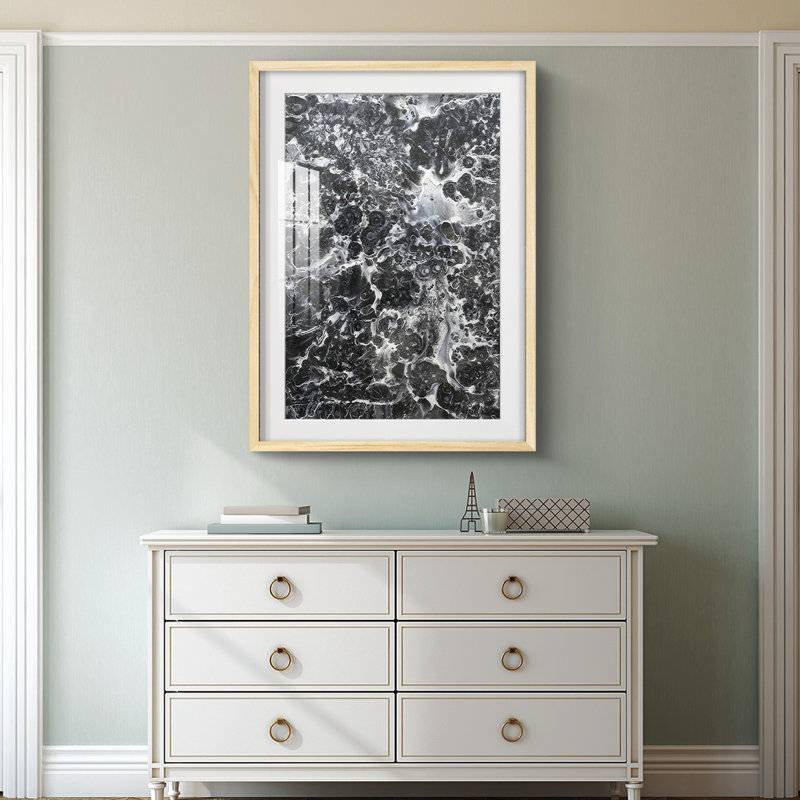 Printed Celestial Odyssey I -Framed Print, Natural, 28.5" H x 20.5" W