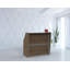 Bureau de réception rectangulaire en stratifié Previlus-385660830