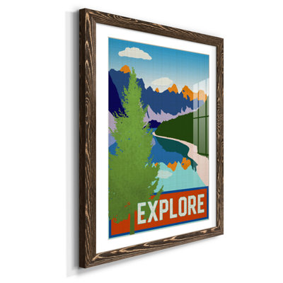 Explore - impression d'art graphique